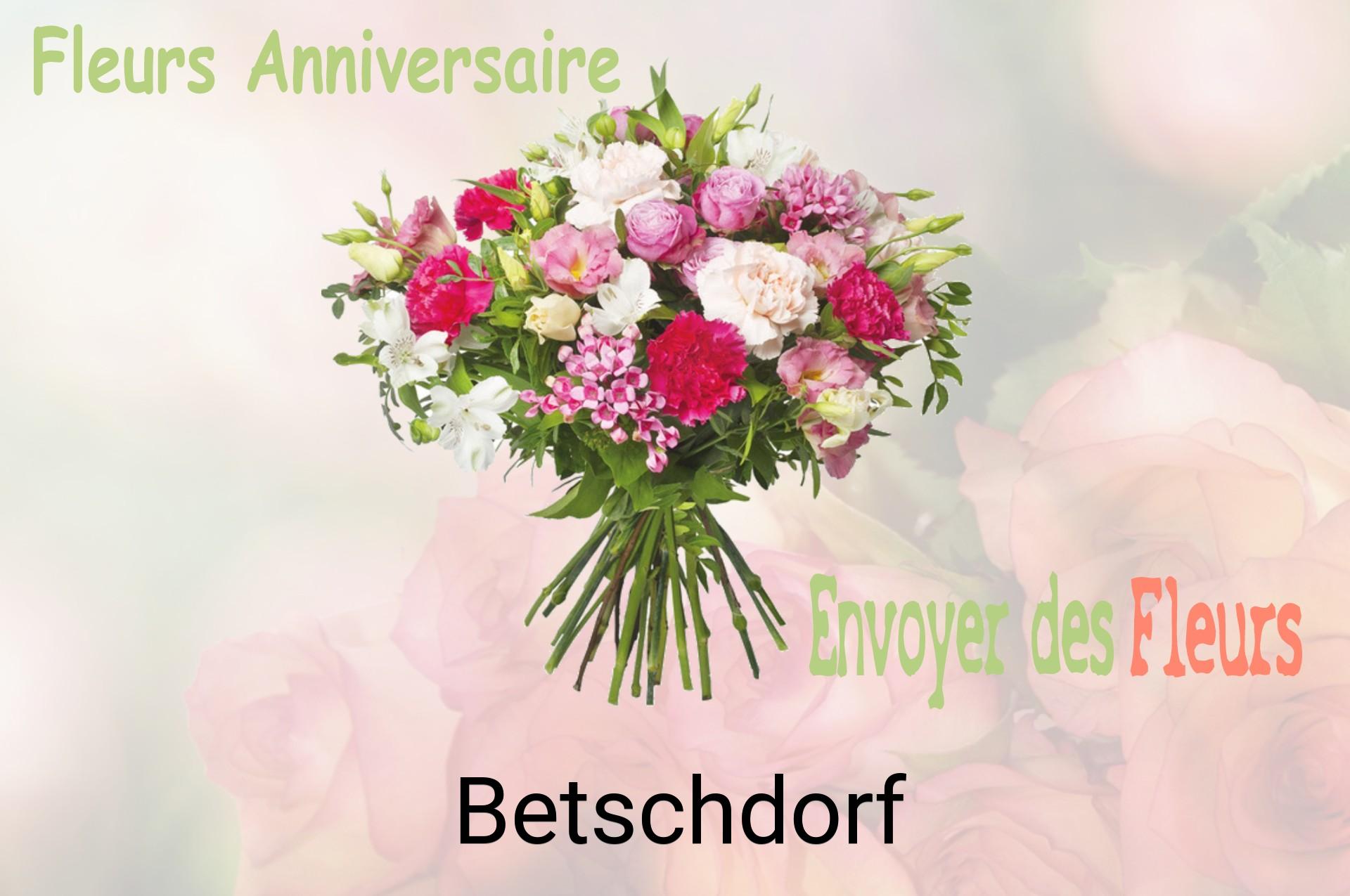 Bouquet de fleurs d’anniversaire livré à Betschdorf